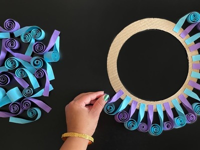 Unique Paper Wall Hanging. Paper craft For Home Decoration. Paper Flower wall hanging. Wall mate
