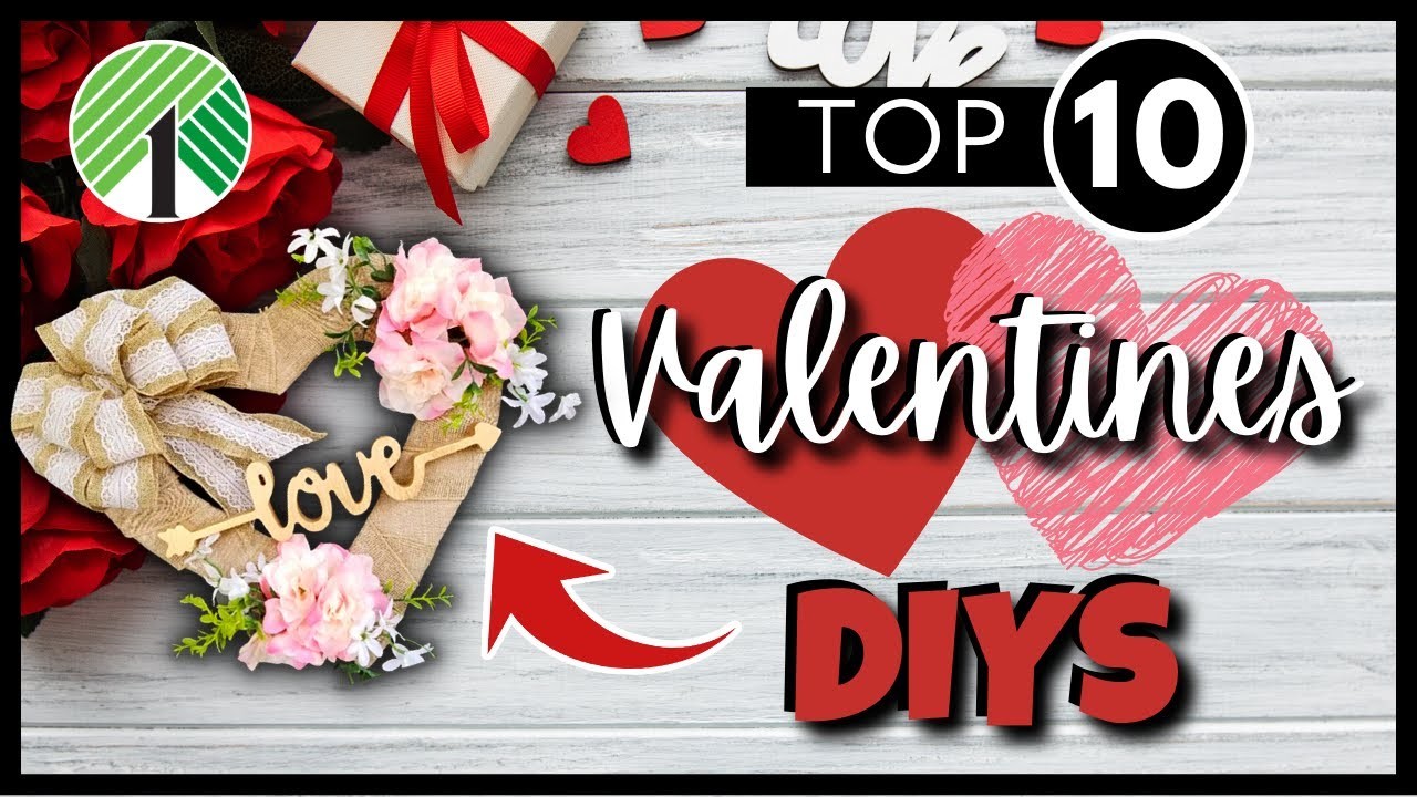 10 VALENTINES DIY Ideas For DECOR & Gifts! MUST Try Easy DOLLAR TREE HACKS That You can SELL Too!