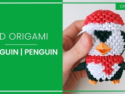 3D ORIGAMI | PINGUIN | DIY TUTORIAL | 4K | SERIA DE CRACIUN 2022