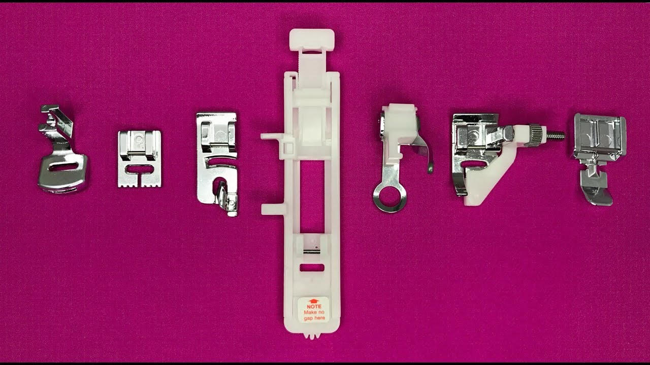 7 Different types of presser foot and their uses | Sewing tips tutorial for beginners