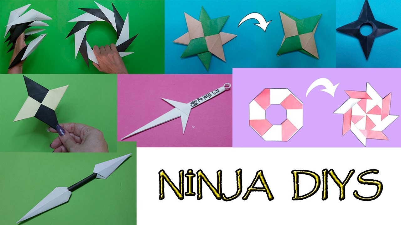 7 Ninja paper weapons