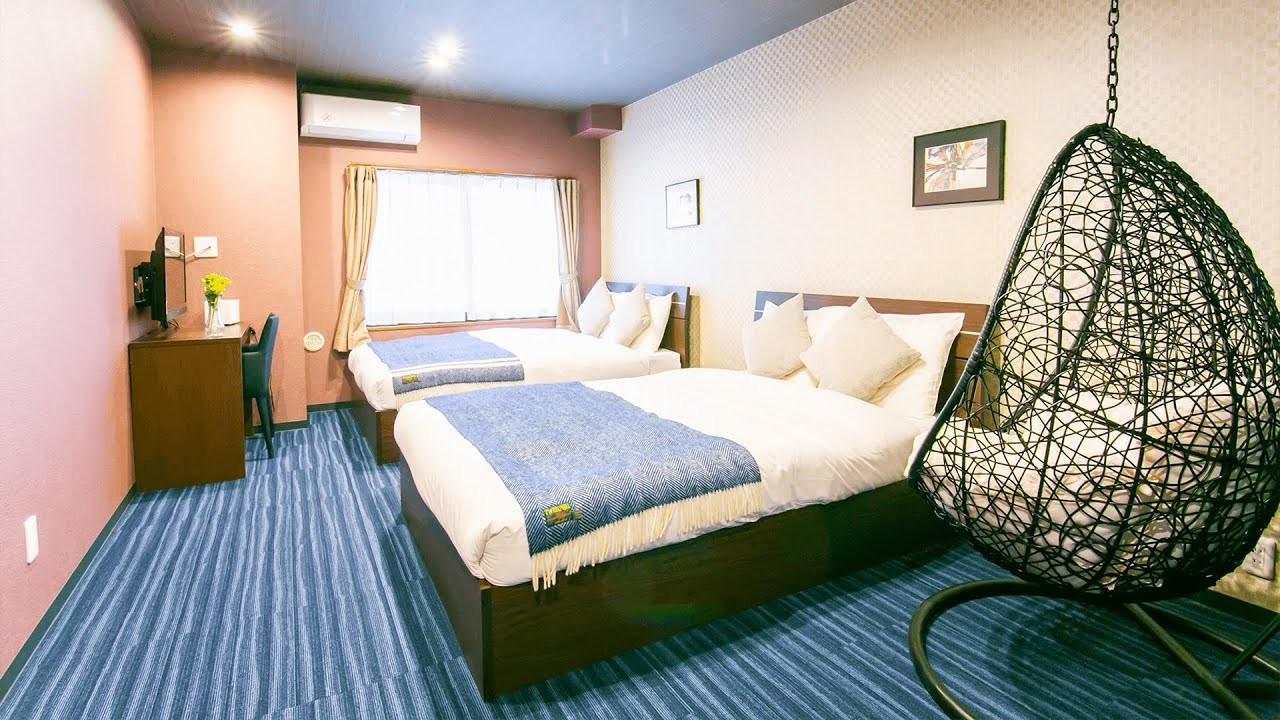 A Barrier-Free Hotel in Asakusa featuring Unattended Check-in & Hammock Chairs???? | PLAYSIS ASAKUSA