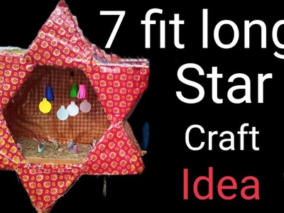 Christmas Decorations Ideas | How to make 7 fit Star | Paper crafts | Easy craft with Bamboo