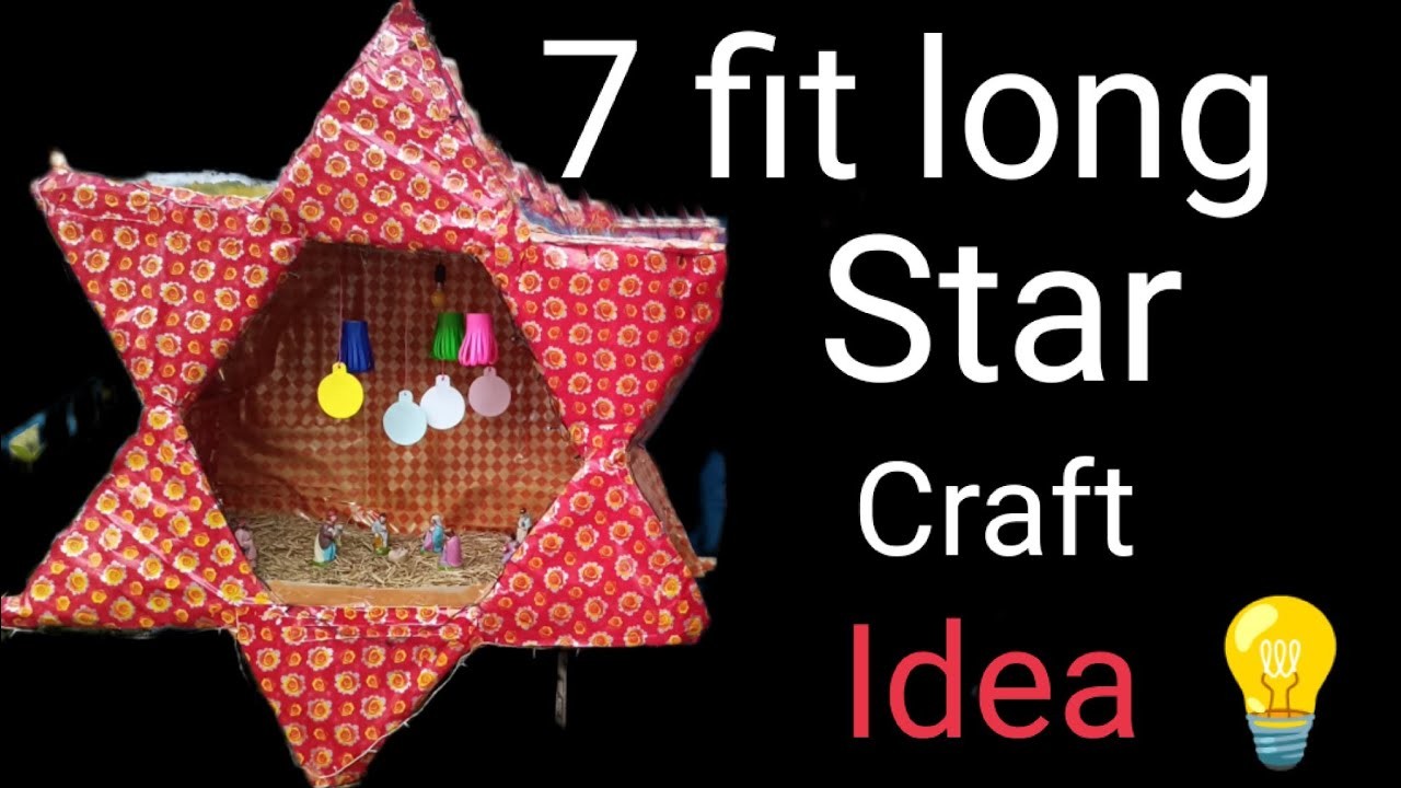 Christmas Decorations Ideas | How to make 7 fit Star | Paper crafts | Easy craft with Bamboo
