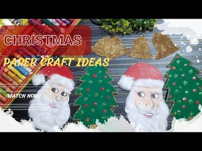 Christmas paper craft ideas||Christmas preparations #christmas #craftideas #art #santaclaus