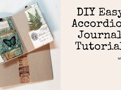 DIY Accordion Journal Tutorial with Kerry