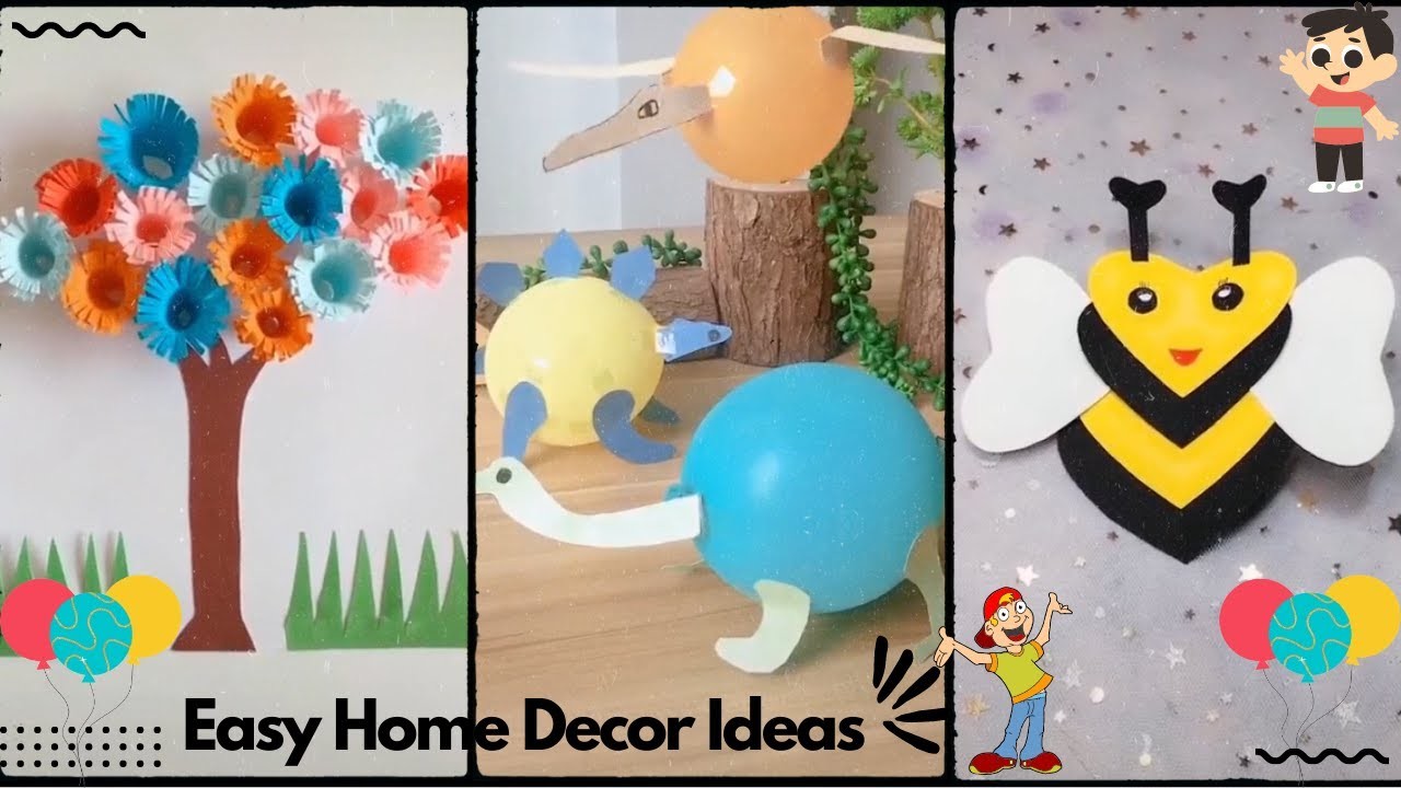 DIY Beautiful Handmade Easy Paper Craft I Room Décor Ideas I Best Home Wall Hanging Craft Ideas ▶ 9
