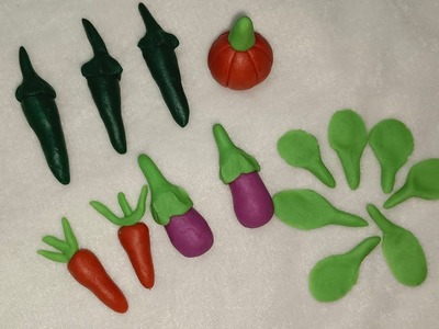 DIY How To Make Polymer Clay Miniature Vegetables l Polymer Clay Vegitable l Mini Polymer Clay Vegis