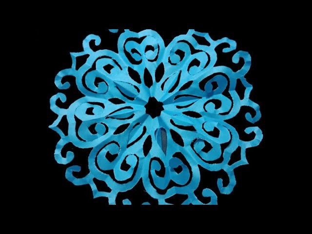 DIY paper cutting craft.simple paper cutting.how to make paper flowers.home decor step by step