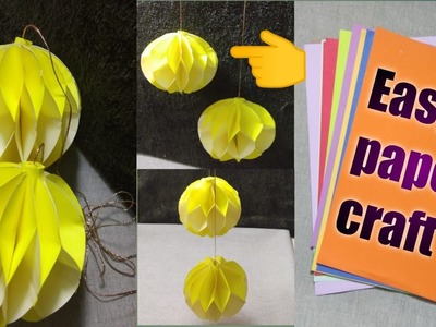 Diy paper Honeycomb ball????Easy paper honeycomb ball????Birthday decoration ideas at home????