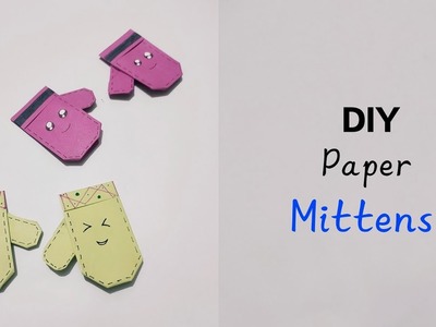 DIY paper mittens | Easy paper crafts | Origami | School crafts | Tiny life