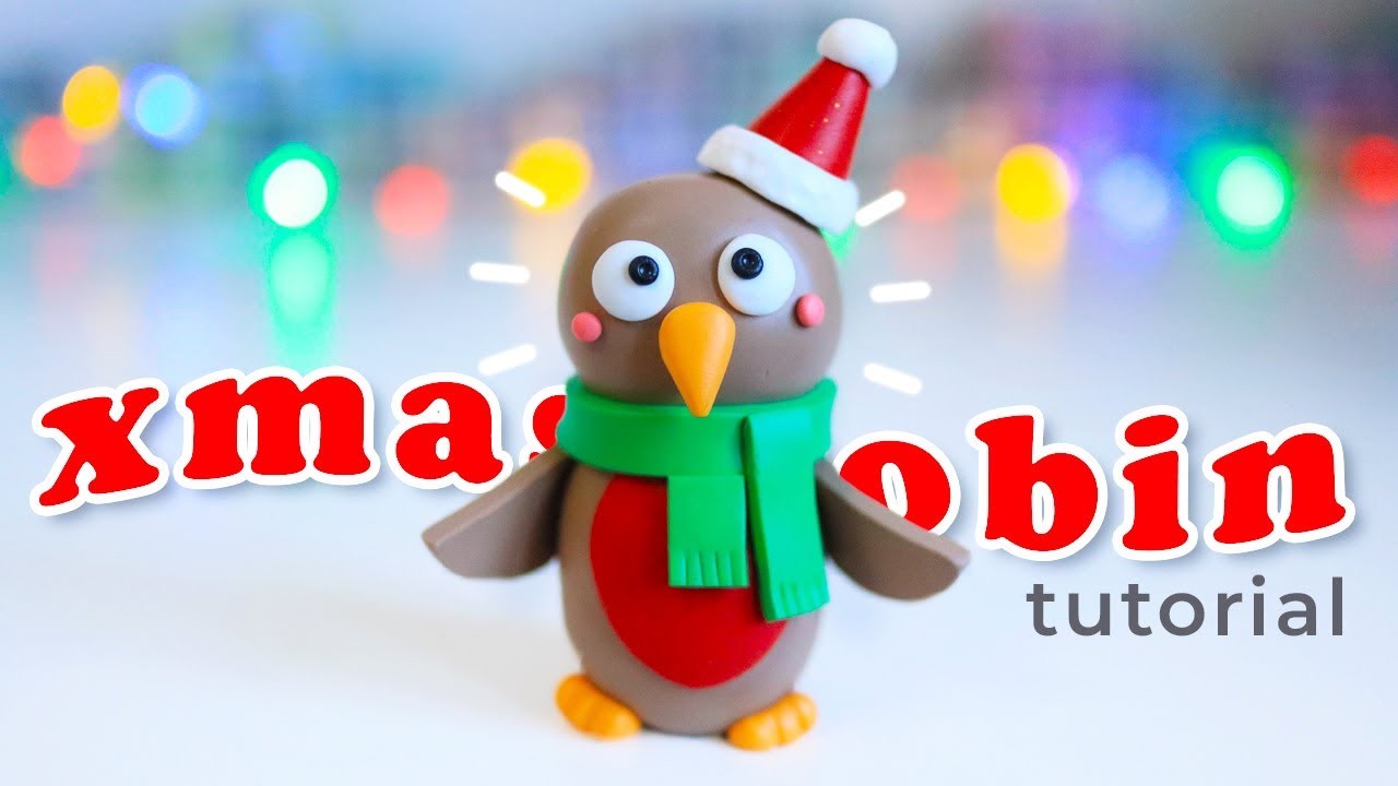 EASY! CHRISTMAS ROBIN Polymer Clay Tutorial