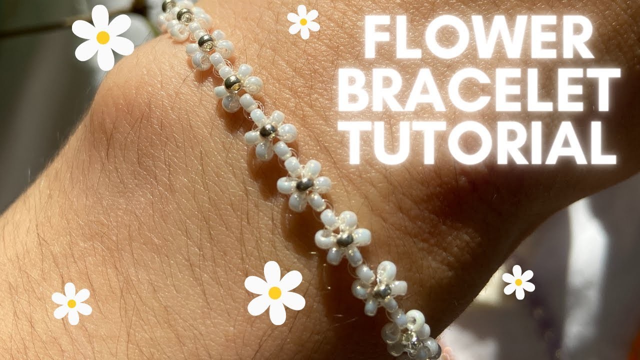 Easy Daisy Flower Bracelet Tutorial