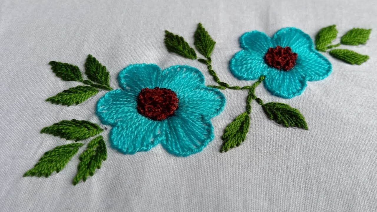 Easy Fulkari borderline Embroidery stiches tutorial for beginners.Fulkari designs embroidery
