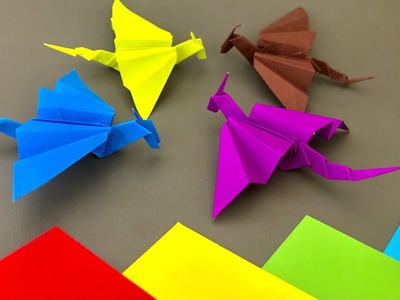 Easy Origami Dragon ???? | How to make an origami Dragon for beginners