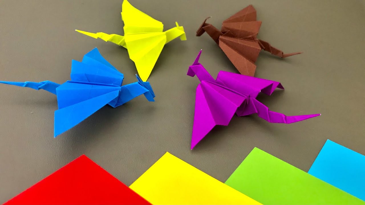 Easy Origami Dragon ???? | How to make an origami Dragon for beginners