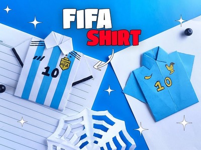 FIFA World Cup 2022 | Origami Shirt Football | How to Make Paper Shirt | Рубашка оригами