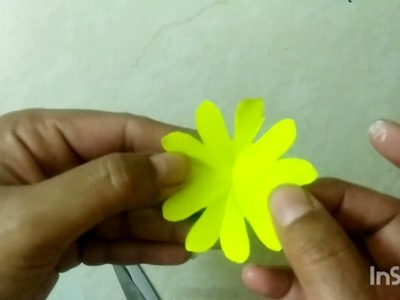 Flowers. Paper Craft. Christmas Decoration Ideas. Paper Flower. Easy to make flowers. fool