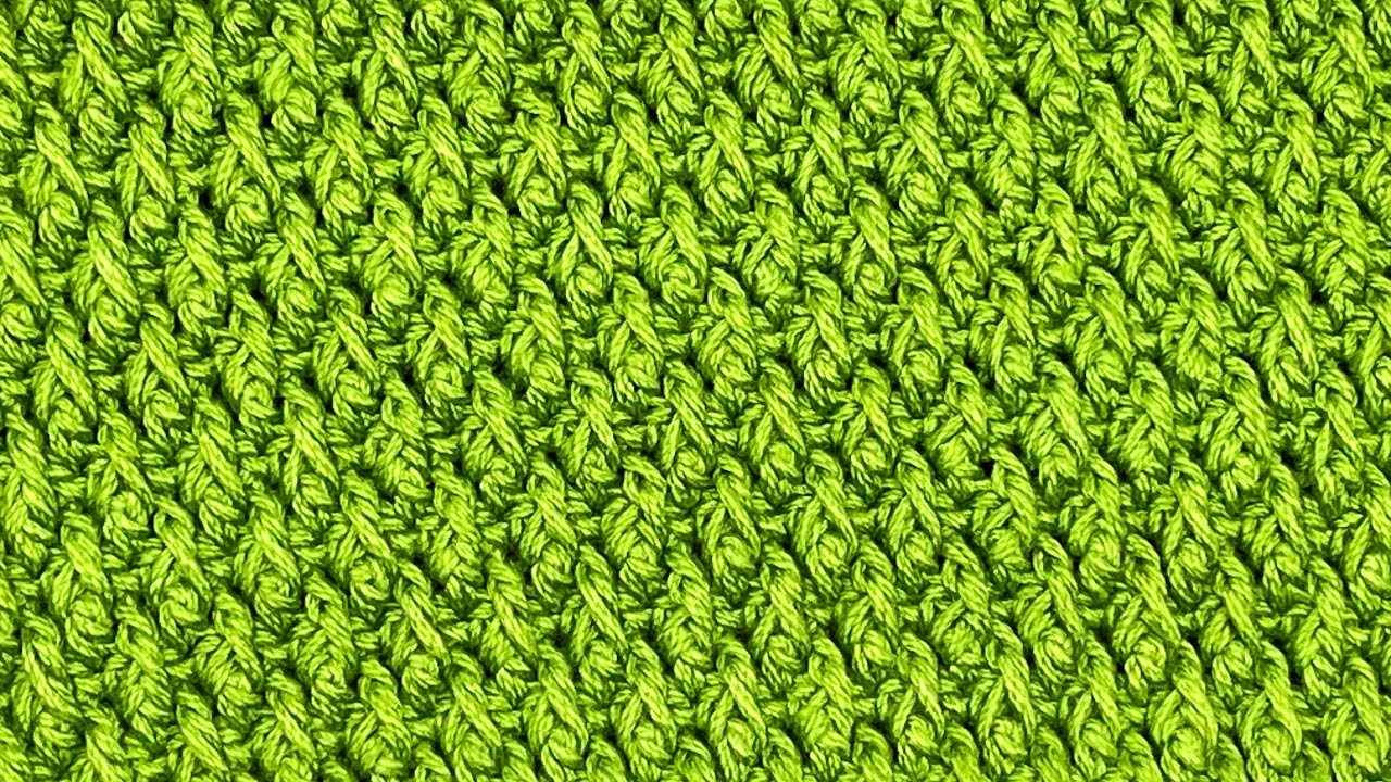 How to crochet the Alpine Stitch video tutorial