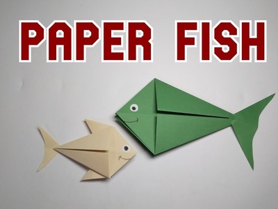 How To Make Easy Origami Paper Fish For Kids | Easy craft | DIY crafts