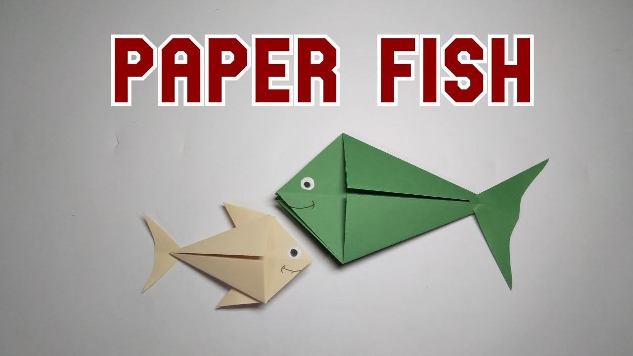 How To Make Easy Origami Paper Fish For Kids | Easy craft | DIY crafts