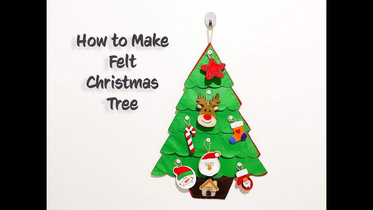 How to Make Felt Christmas Tree