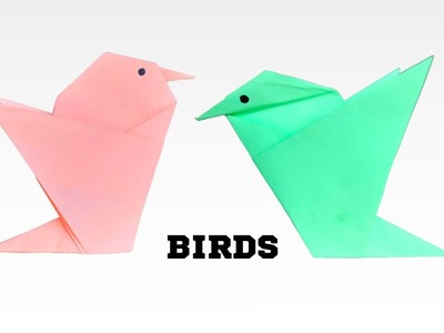 How to make Paper Bird | Origami Bird Easy | Paper Toys