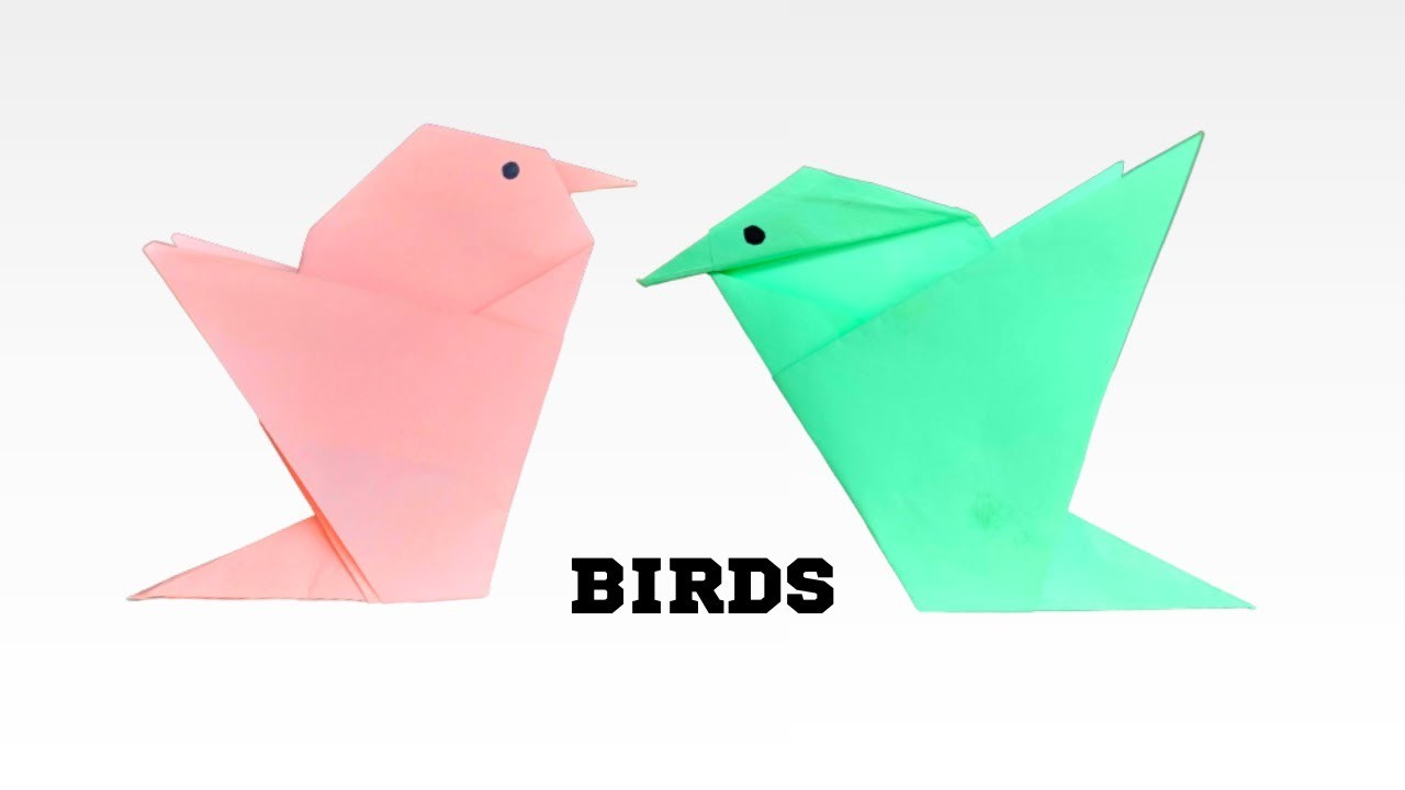 How to make Paper Bird | Origami Bird Easy | Paper Toys