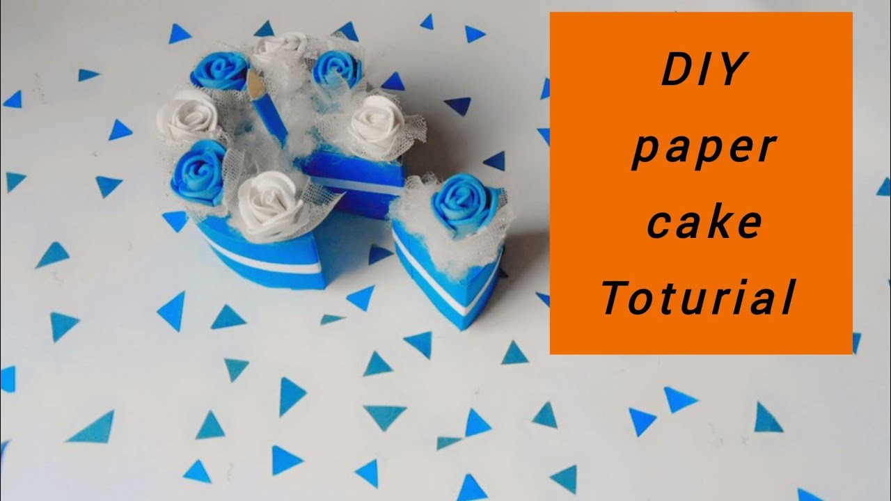 How to make paper cake ¶ paper cake Toturial ¶ DIY paper cake ¶ paper craft