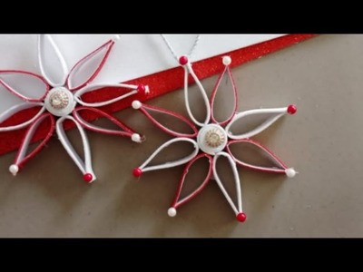 How to make snowflakes. Amazing Christmas crafts. Christmas ornaments
