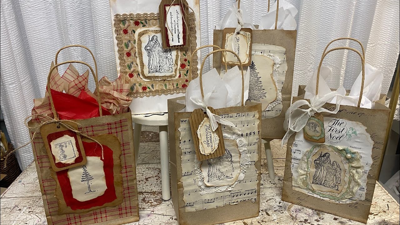 How to Transform craft Paper Gift Bags