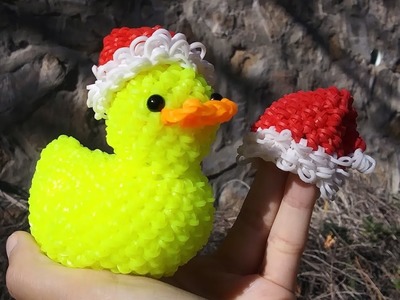 Loomigurumi Santa Hat Tutorial (Rainbowloom) (Fits Big Duck)