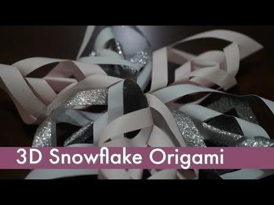 ???? ORIGAMI 3D SNOWFLAKE | DIY Christmas Craft Ideas | Tutorial | @chalarieart #diy #origami #craft ????