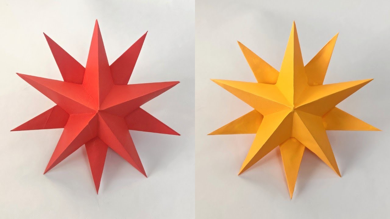 Origami Christmas STAR | How to make a paper star