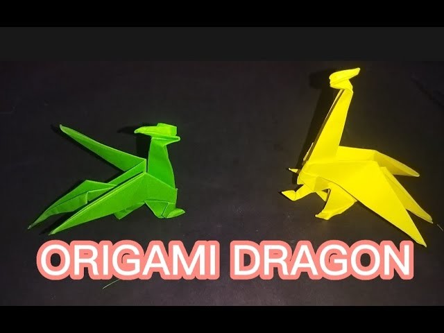 ORIGAMI DRAGON - ORIGAMI NAGA | EASY TO MAKE | ENJOY ORIGAMI