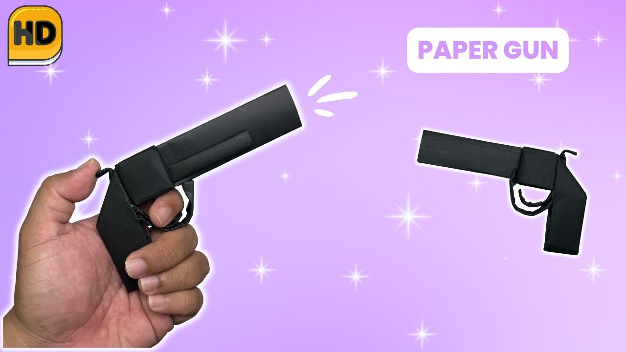 Origami Paper Gun | School Paper Craft Idea | DIY | Paper Toys
