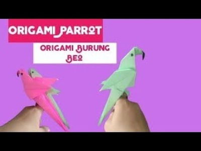 Origami parrot |how to make an origami paper bird