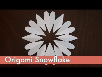 ????ORIGAMI SNOWFLAKE | DIY Christmas Craft Ideas | Step by Step | @chalarieart  #origami #diy ????