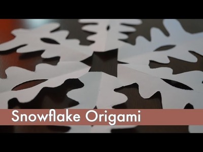???? ORIGAMI SNOWFLAKE | DIY Christmas Craft Ideas | Step by Step | @chalarieart #origami #diy #short ????