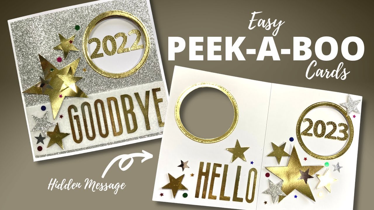 ➡Peek A Boo Cards! Made REALLY EASY!!!