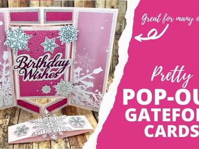 Pretty POP-OUT Gatefold Cards | A Card for ANY Occasion!