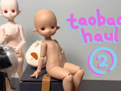 Taobao BJD Haul #2 | Imomodoll vinyl, Qianhe doll, Birdcube, Forest Doll