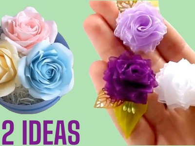 2 Types Of Ribbon Flowers You Can't Miss - how to make ribbon flowers