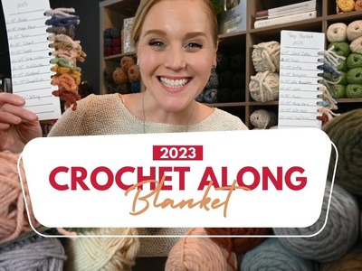 2023 Crochet Along Temperature.Sampler Blanket