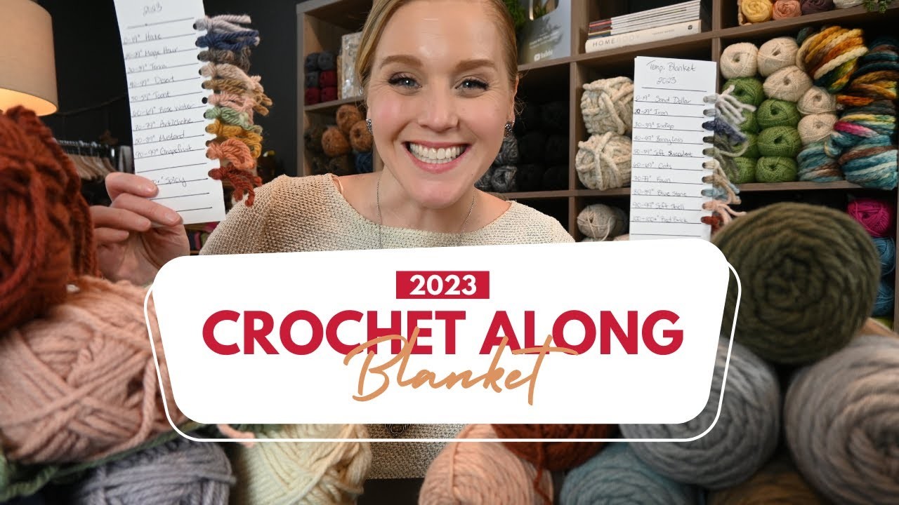 2023 Crochet Along Temperature.Sampler Blanket