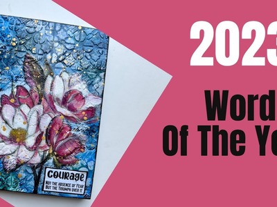 2023 WORD OF THE YEAR MIXED MEDIA PROJECT -Another Way to Use  Digital Sentiment Packs