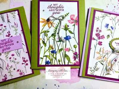3 Easy Cards with Dainty Flowers!