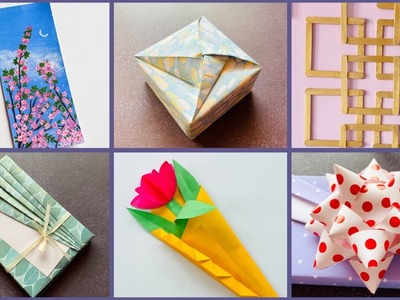 6 Best Paper Craft Ideas | Best of 2022 | Gift Wrapping  #papercrafts #craftideas