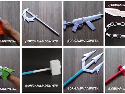8 Cool Origami Paper Weapons Easy To Make at Home
