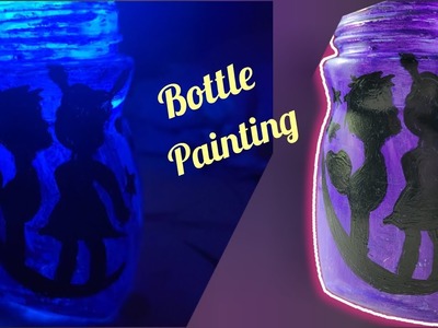 Bottle Painting Craft | Waste Bottle Reuse Idea | Bottle Decoration Ideas  @bithikapatra